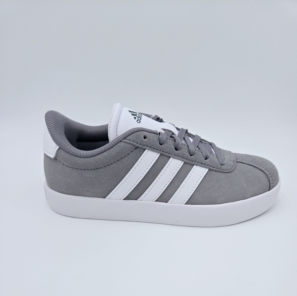 Adidas VL COURT 3.0 Ligth Grey/White Kids Shoes ID6314 #A10